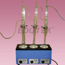 SOXHLET APPARATUS WITH GLASS PARTS